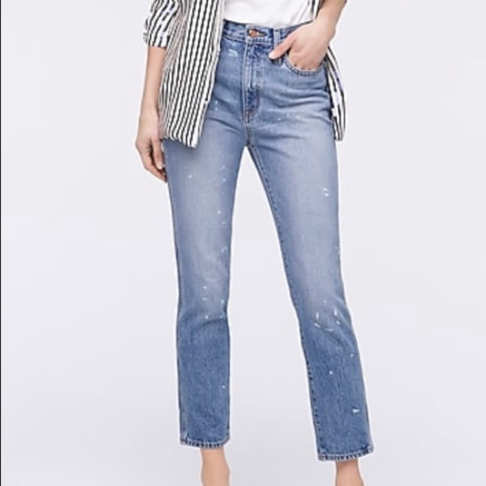 Point Sur for‎ J. Crew Straight-Leg Jean with Paint